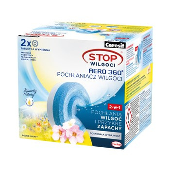 Ceresit STOP Wilgoci AERO 360° Tabletki Aromatherapy Polne Kwiaty