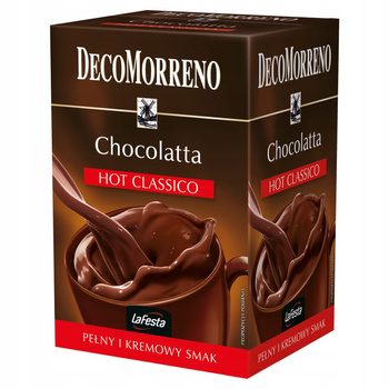 DecoMorreno Hot Classico Napój instant o smaku czekoladowym 250 g (10 x 25 g)