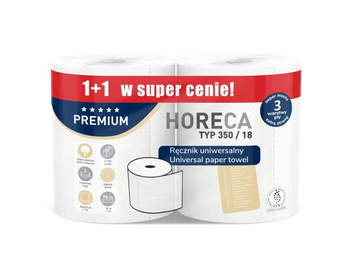 HORECA PREMIUM Ręcznik uniwersalny typ 350/18 2 rolki 3-warstwowy