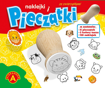 Pieczątki i naklejki zwierzątka