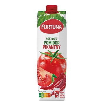 Fortuna Sok 100% pomidor pikantny 1 l