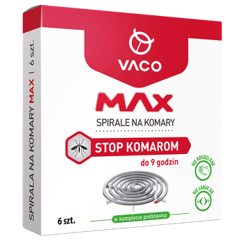 Vaco Max Spirale na komary 6 sztuk