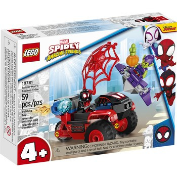 Klocki LEGO Spidey Miles Morales: Technotrójkołowiec Spider-Mana (10781)