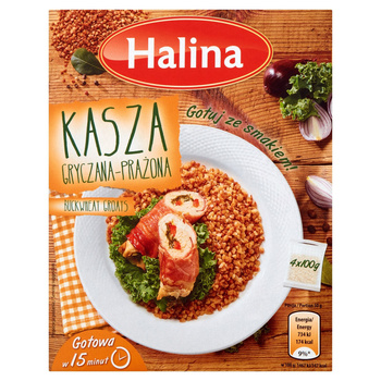 Halina Kasza gryczana prażona 400 g (4 torebki)