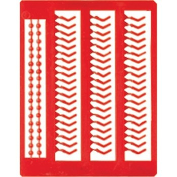 Stopery Jaxon do kulek i pelletu czerwone