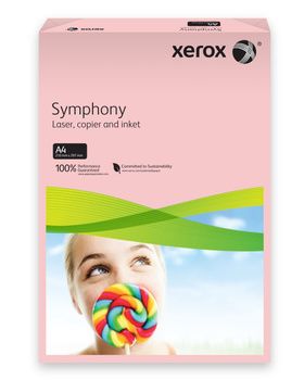 Papier ksero kolorowy Xerox Symphony A4 80g/m2 500arkuszy różowy jasny