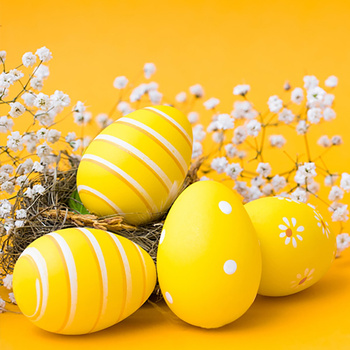 Paper+Design Serwetki 3 warstwowe 33x33 cm Eggs&Flower 20 szt.