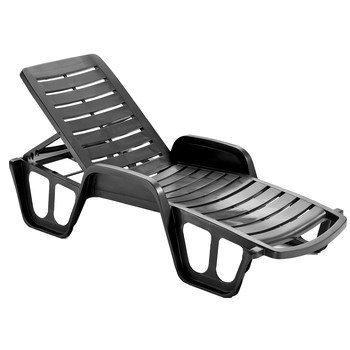 Leżanka sztaplowana "lettino" antracyt