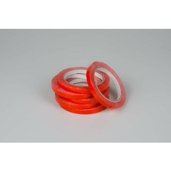 Taśma do zaklejania worków czerwona 9mm X 60m 6szt