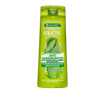 Garnier Fructis Przeciwłupieżowy Szampon wzmacniający 2w1 do włosów normalnych 400 ml