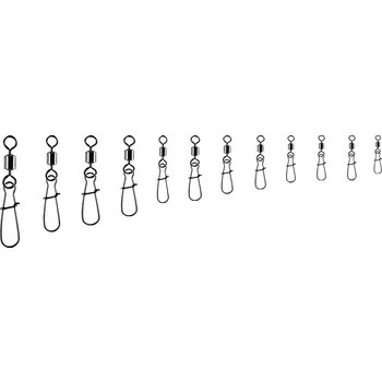 Krętlik Jaxon z agrafką strong 10