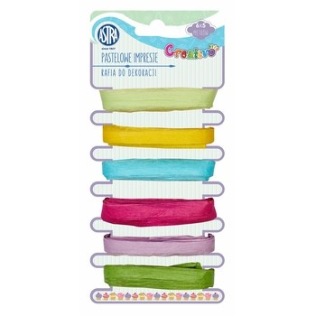 Pastelowe impresje - rafia do dekoracji 6 x 5 metrów