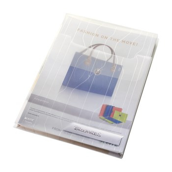 Folder Leitz Combifile, poszerzany, biały przezroczysty, folia 3 szt., 200 mic.
