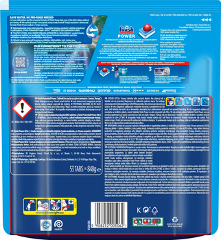 FINISH Tabletki do zmywarki Power All-in-1 53 lemon