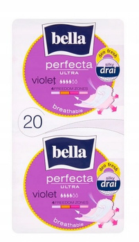 Bella Perfecta Ultra Violet Silky Drai Podpaski higieniczne 20 sztuk