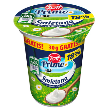 Zott Primo Śmietana 18% 360g