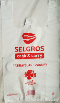 Torba koszulka Selgros 29,5x53 cm