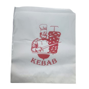 Torebka fast food kebab XL, powlekana 250 sztuk Green Heaven