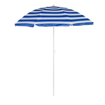 Parasol plażowy 1,6m niebiesko-biały Comfort Living