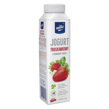 Milko Jogurt pitny truskawkowy 330 ml