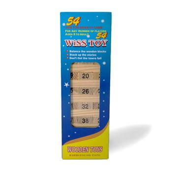 Układanka drewniania wieża