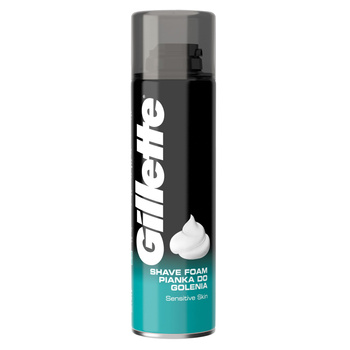 Gillette Classic Pianka do golenia do skóry wrażliwej, 200 ml