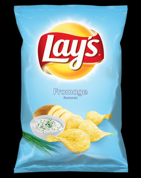 Lay's Chipsy ziemniaczane o smaku śmietankowego serka z ziołami 140 g