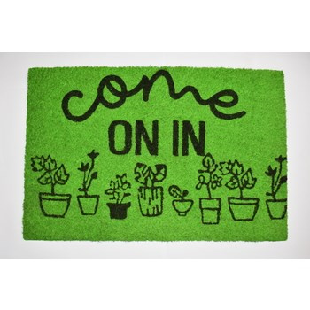 Wycieraczka kokosowa 40x60cm na PCV ZIELONA FPC 73