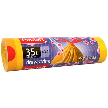 Paclan drawstring Worki na śmieci 35 l 14 sztuk