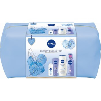 NIVEA zestaw Beauty Collection dezodorant+krem do rąk+żel+balsam