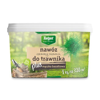 Nawóz zadbany trawnik z mączką bazaltową Target 8 kg