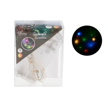 EM&EM Girlanda świetlna druciki 10LED multikolor 1,2m