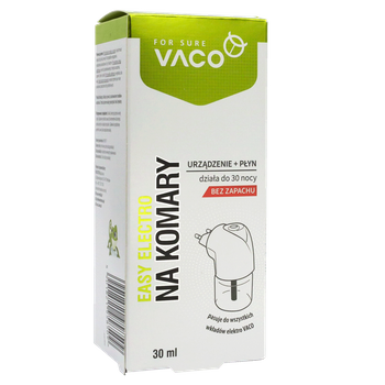 Vaco Easy Electro Elektrofumigator z płynem owadobójczym na komary 30 ml