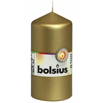 Bolsius Świeca pieńkowa 120/58 złota