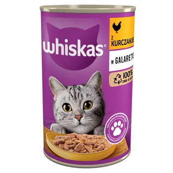 WHISKAS KURCZAK W GAL. 400G