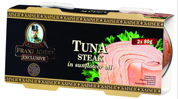 FJK TUŃCZYK STEK 2x80gr w oleju