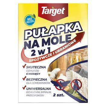 Pułapka na mole spożywcze i ubraniowe 2w1 2szt Target