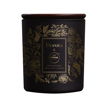 Świeca Aroma Home&Dorota 150g Czarna Róża z Paczulą