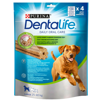 Dentalife Large Uzupełniająca karma dla dorosłych psów 142 g (4 sztuki)