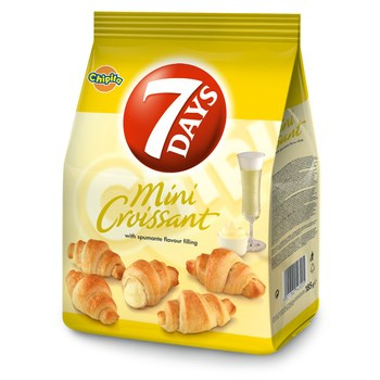 7 Days Mini Croissant z nadzieniem o smaku spumante 185 g
