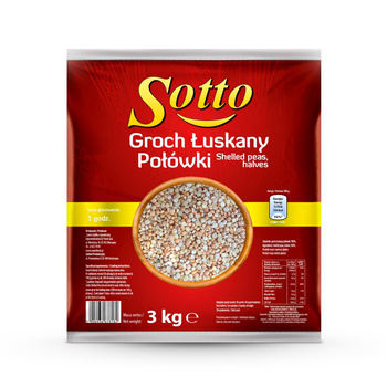 Sotto Groch Łuskany Połówki 3kg