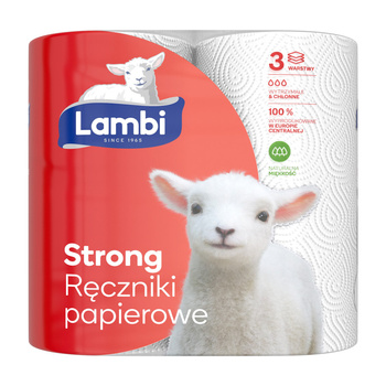 Lambi Strong Ręczniki papierowe 2 rolki