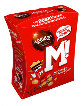 Wawel Michałki z Wawelu Klasyczne Cukierki w czekoladzie 250 g