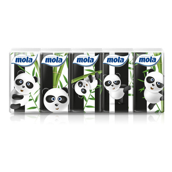 Mola Colors of Nature Chusteczki higieniczne 3 warstwowe 10 x 10 szt