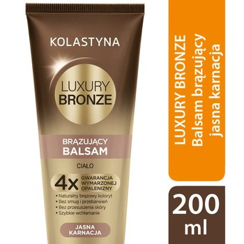 Kolastyna Luxury Bronze Balsam brązujący do ciała jasna karnacja 200 ml