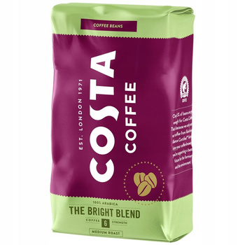 Costa Coffee Bright Blend Medium Roast Kawa palona ziarnista 1 kg