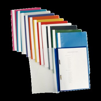 Skoroszyt miękki z wąsami A4 Esselte, 25 sztuk  granatowy