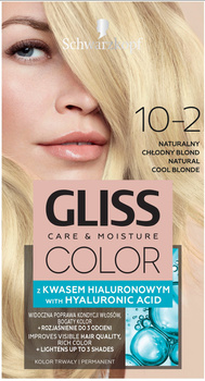 Schwarzkopfgliss Color Farba do włosów naturalny chłodny blond 10-2