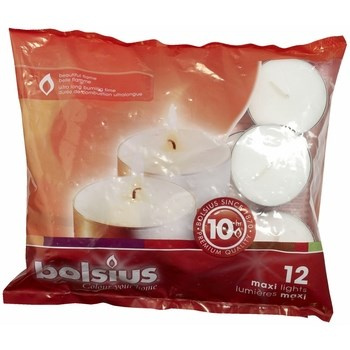 Bolsius Świece maxi light 12 szt białe