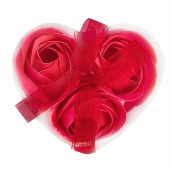 Mydlane róże 3 szt. Malinowe